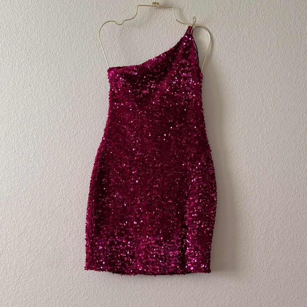 Crystal-doll Women's Pink and Purple Dress
